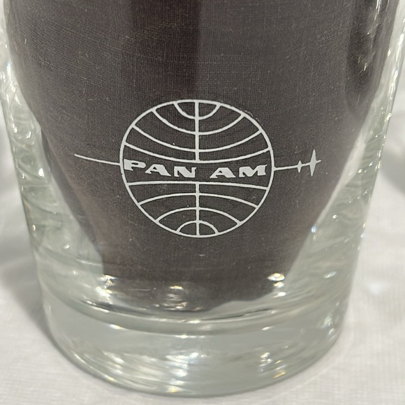 Pan Am Glasses Jet Clipper 1965 Inaugural Flight NY To Port-A-Prince Set Of 6 - Picture 7 of 16